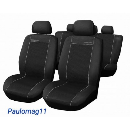 HUSE SCAUNE AUTO VOLVO S40 ALCANTARA NEGRU