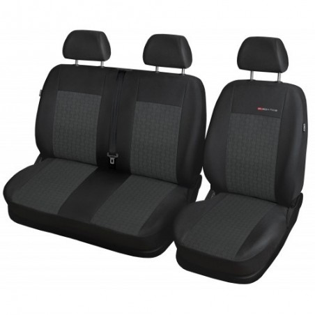 HUSE SCAUNE AUTO 2+1 RENAULT MASTER TEXTIL NEGRU