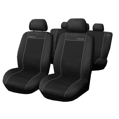 Huse Scaune Auto Toyota Aygo Alcantara Negru