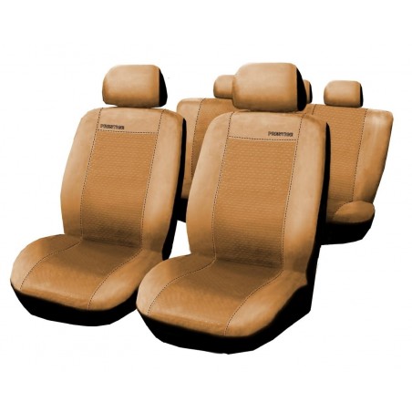 Huse Scaune Auto Peugeot 508 Alcantara Bej Deschis