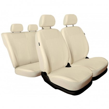 Huse Scaune Auto Renault Kangoo II Piele Crem
